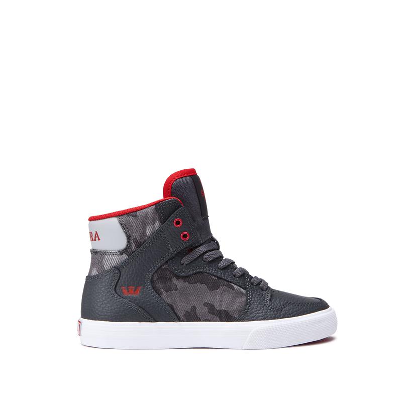 Zapatillas Altas Supra Argentina Niños - VAIDER Gris / Camuflaje (UFKCY-8190)